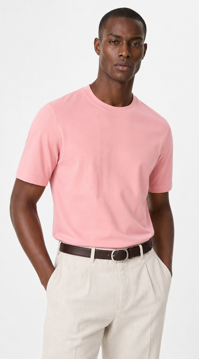The Foundational Tee — Rosa