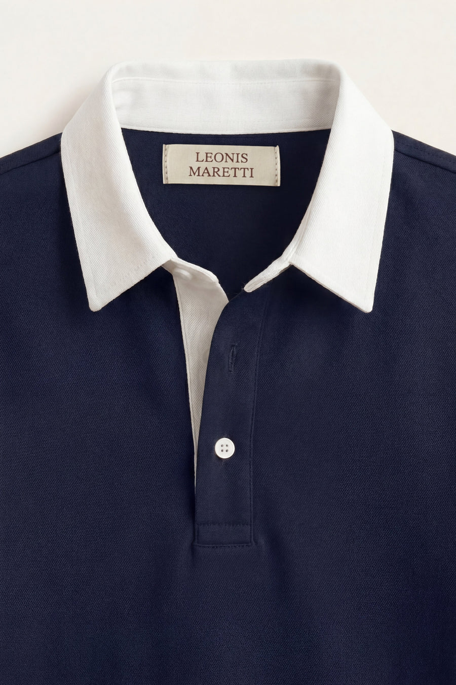 The Knit Polo — Navy Cotton Polo Shirt