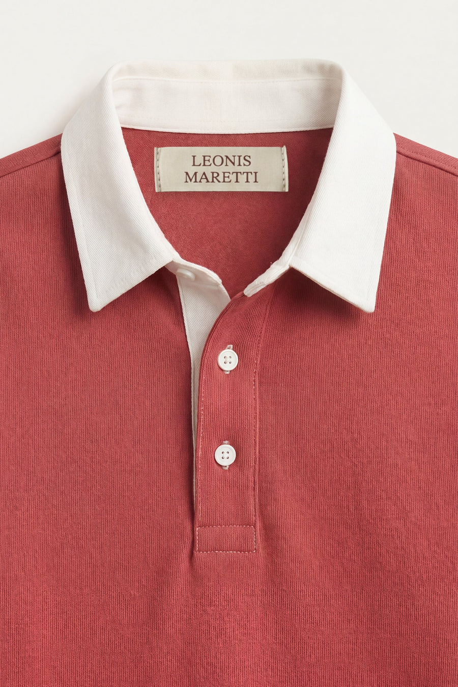 The Knit Polo — Tuscan Red Cotton Polo Shirt