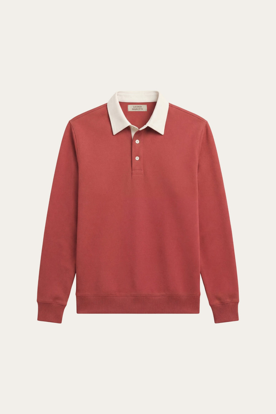 The Knit Polo — Tuscan Red Cotton Polo Shirt