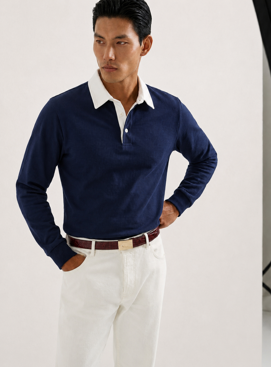 The Knit Polo — Men's Cotton Polo Shirt
