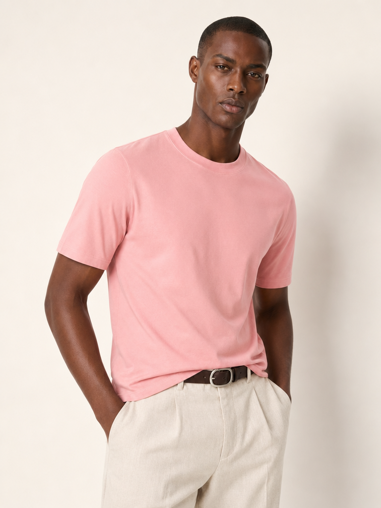 The Foundational Tee — Rosa