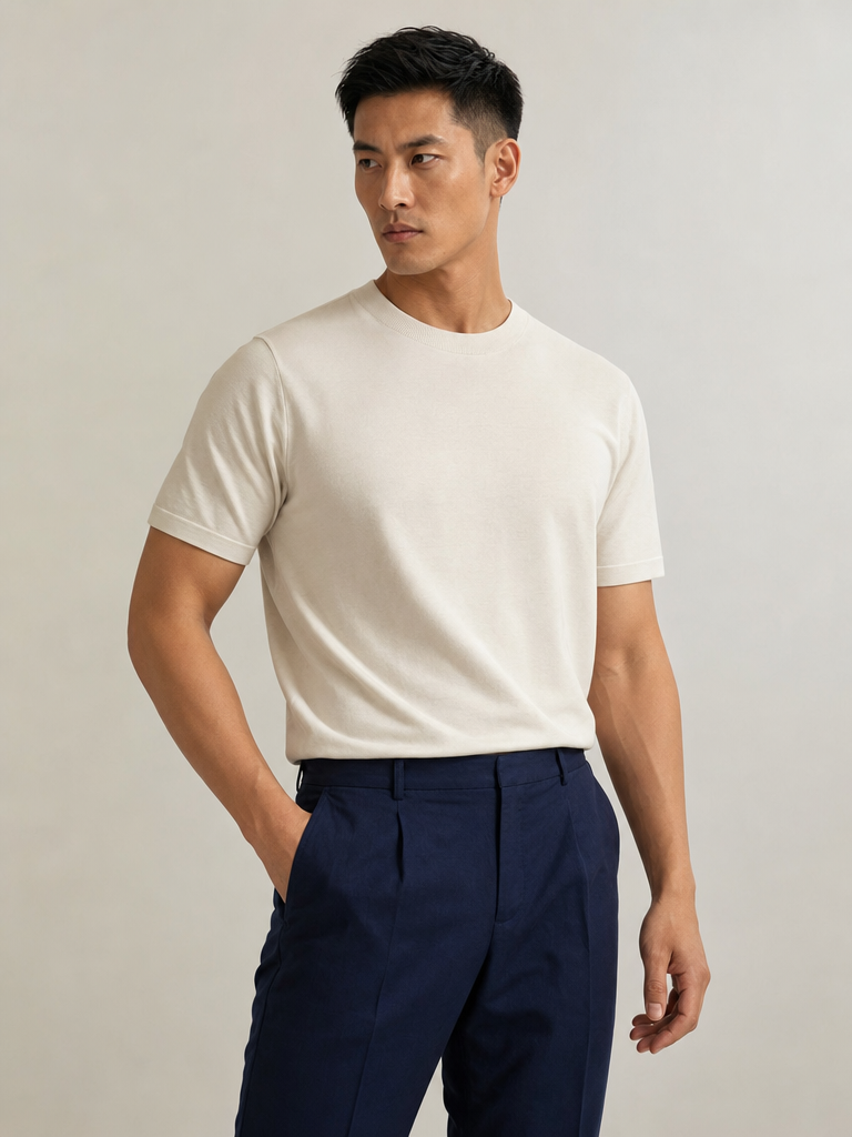 The Foundational Tee — Sabbia