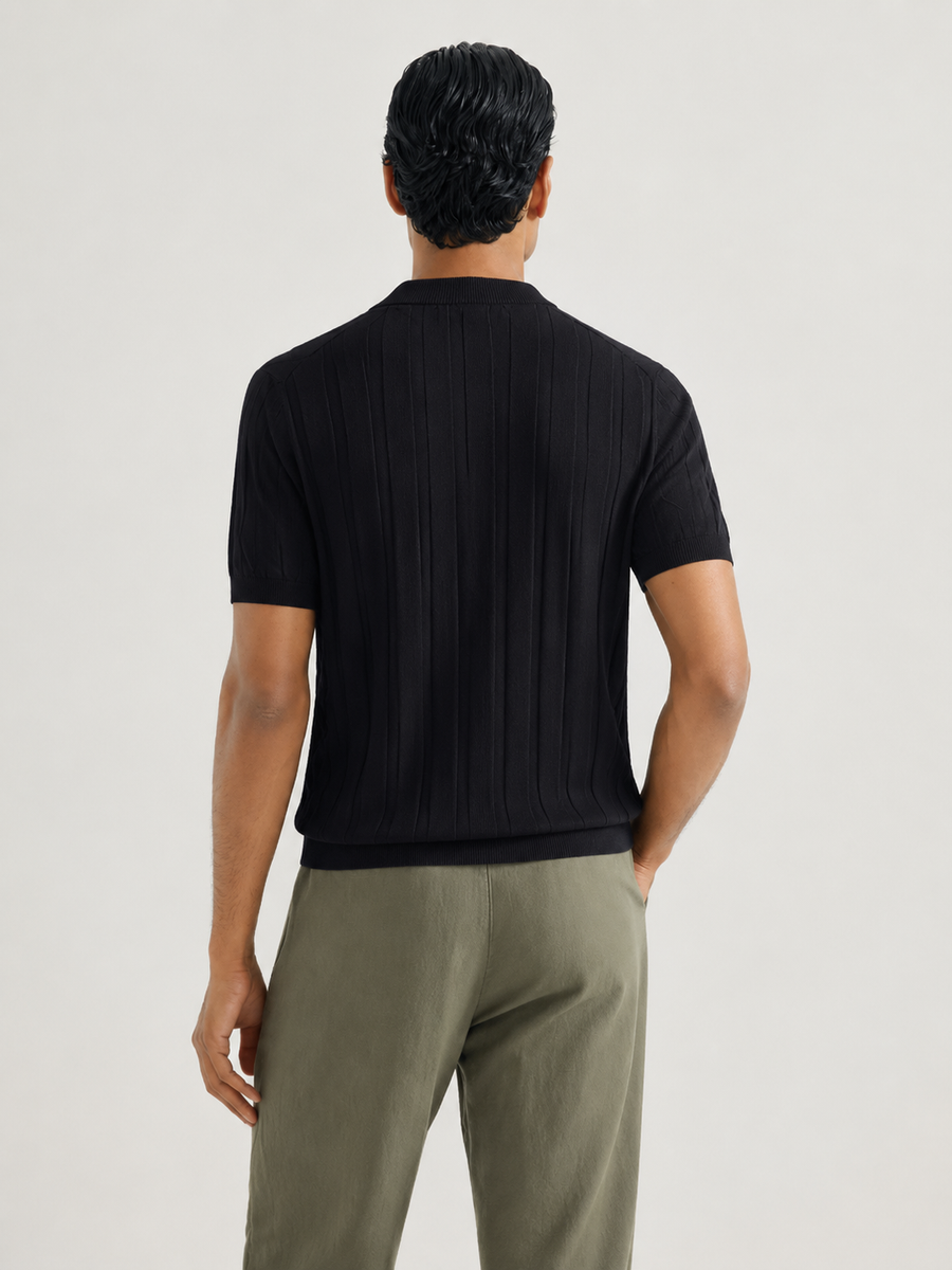 The Milano Henley — Nero