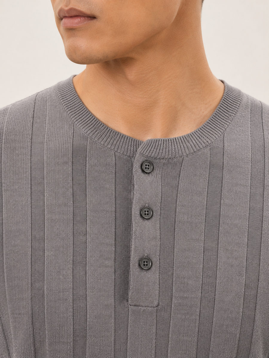 The Milano Henley — Cenere