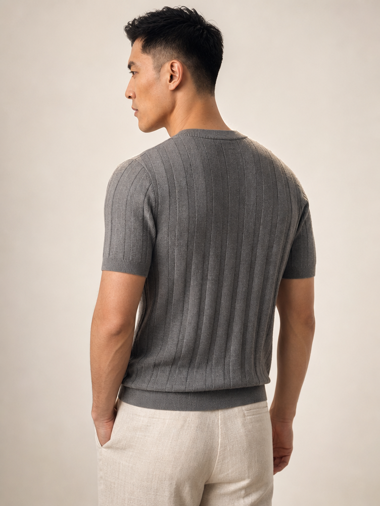 The Milano Henley — Cenere