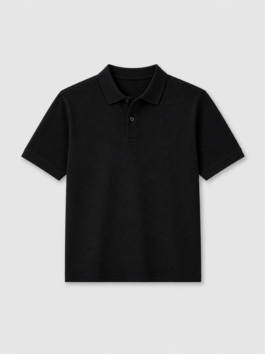 The Rugby Polo — Nero