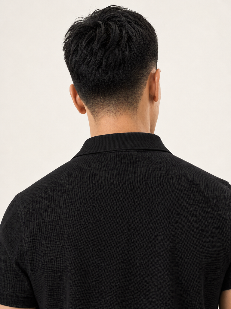 The Rugby Polo — Nero