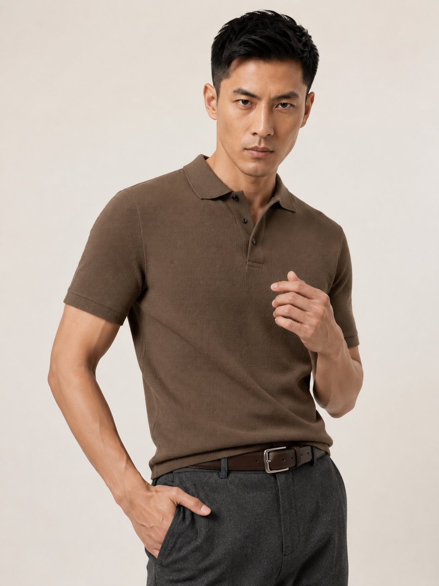 The Rugby Polo — Cacao