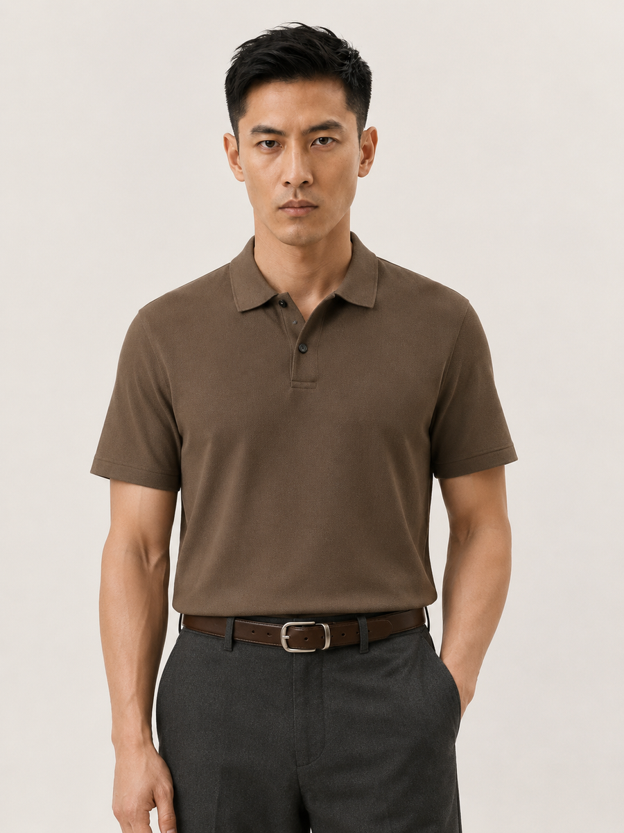 The Rugby Polo — Cacao