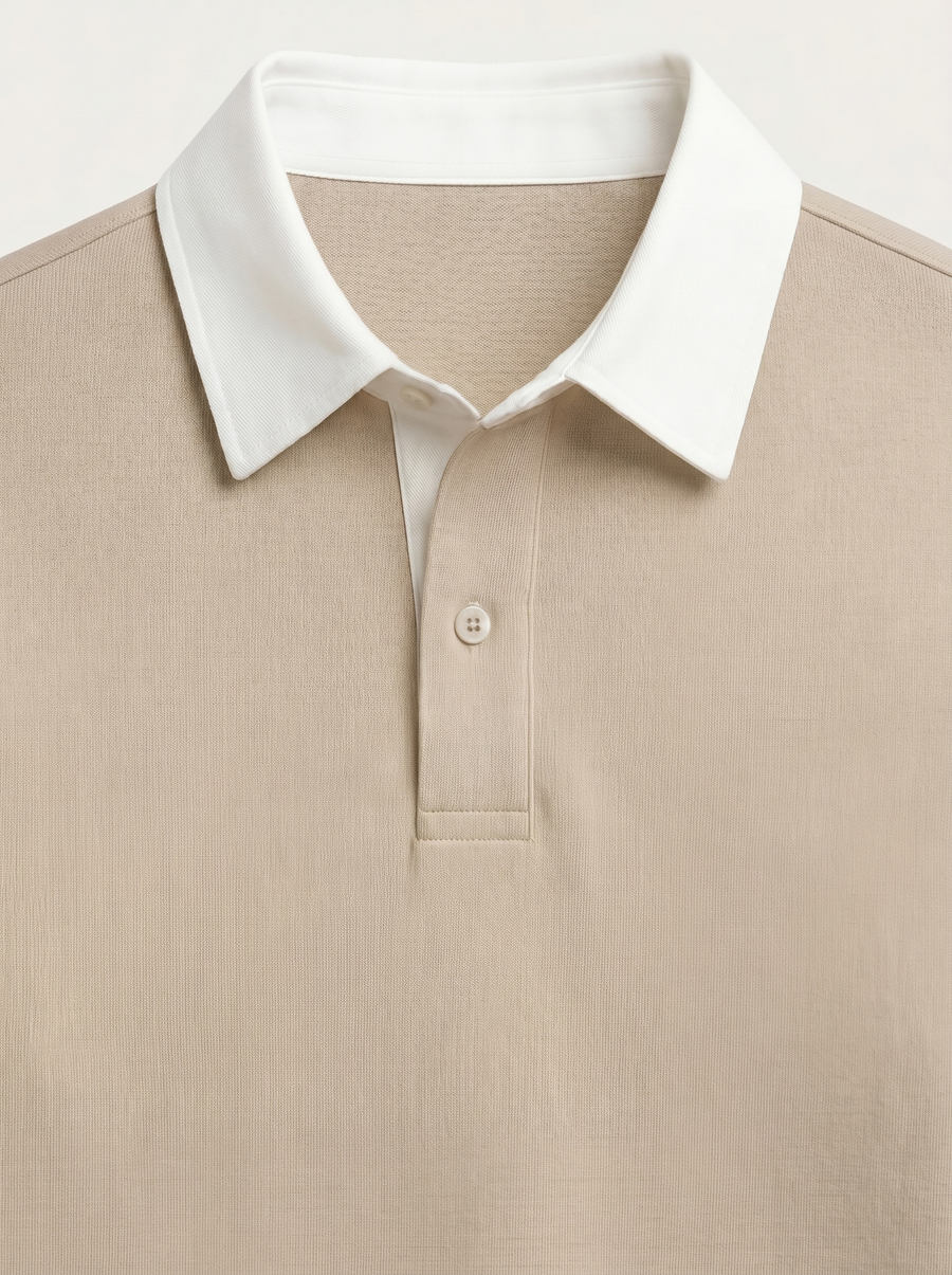 The Knit Polo — Linen