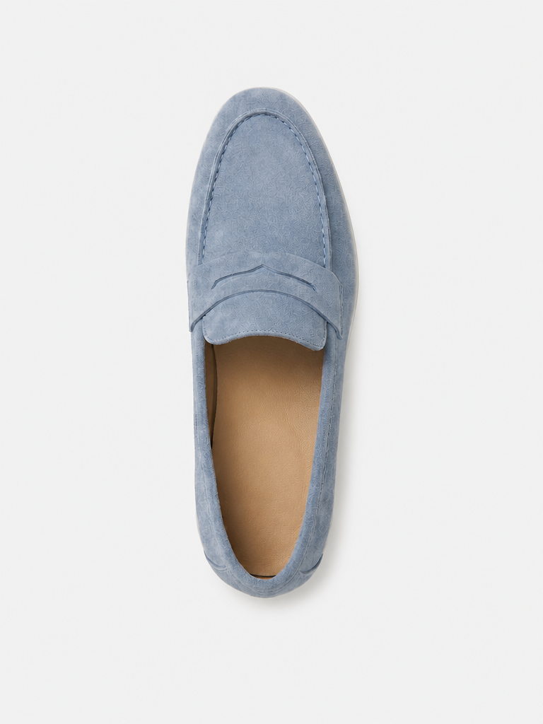 The Suede Loafer in Mare — top view