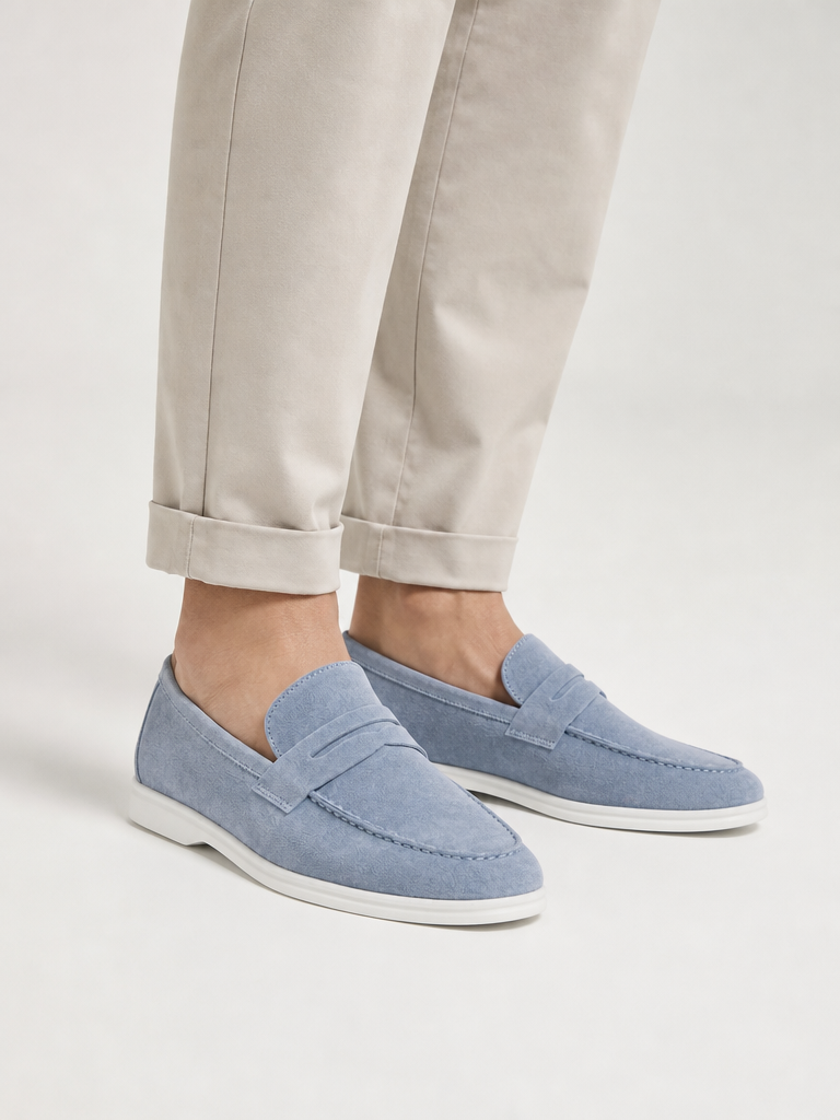 The Suede Loafer in Mare — detail