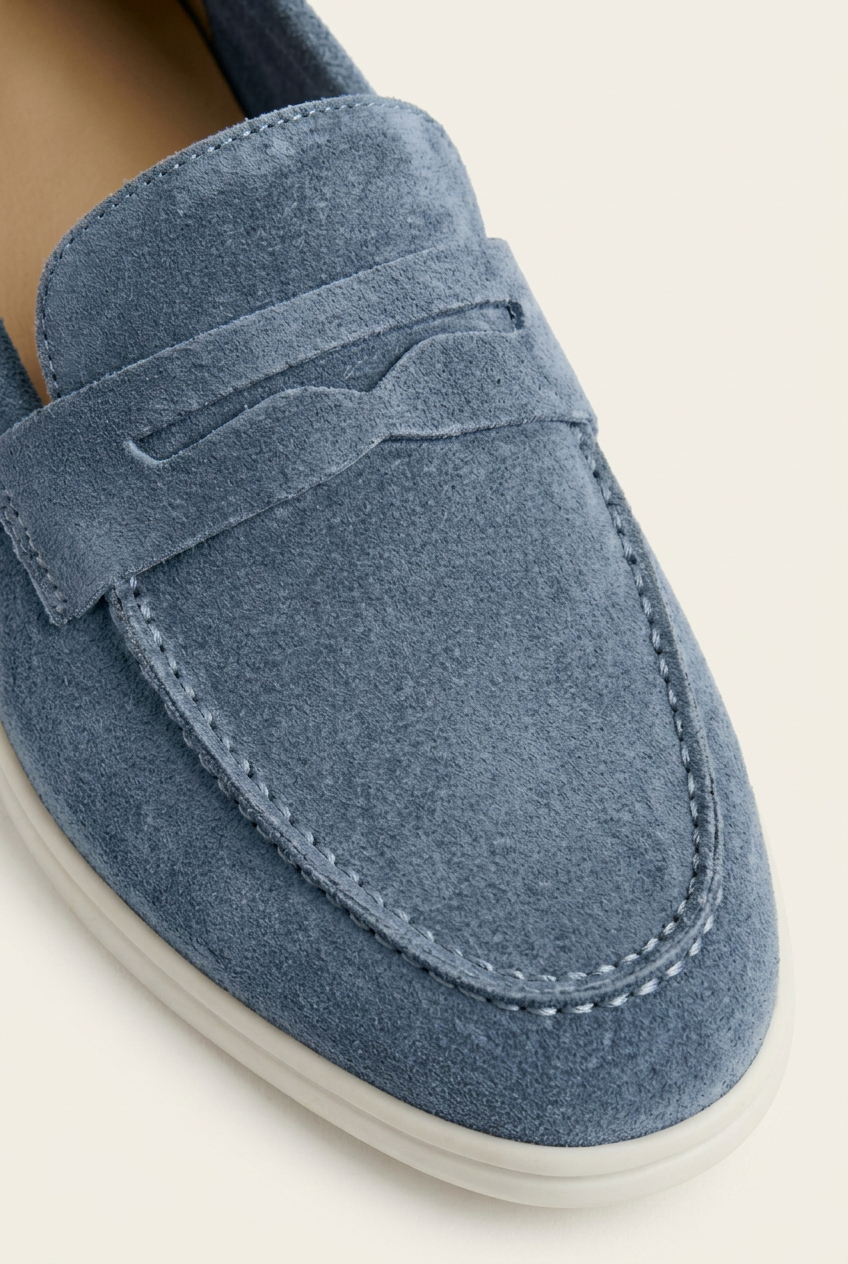The Suede Loafer in Mare — side