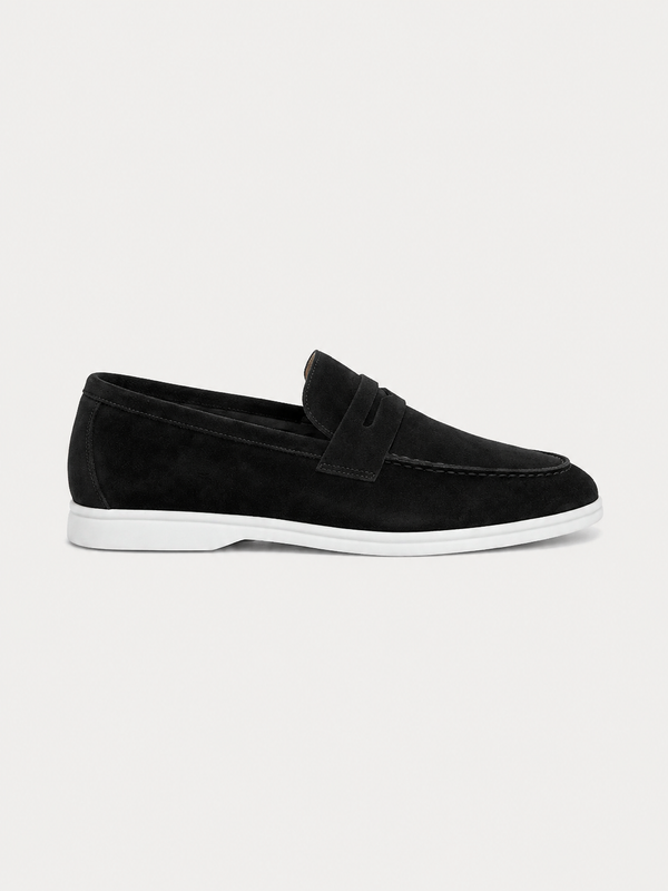 The Suede Loafer — Nero